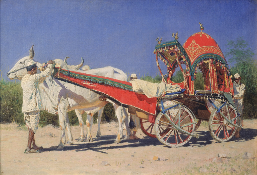 Detail of Vehicle of a Rich Family in Delhi, 1874-1876 by Vasili Vasilyevich Vereshchagin