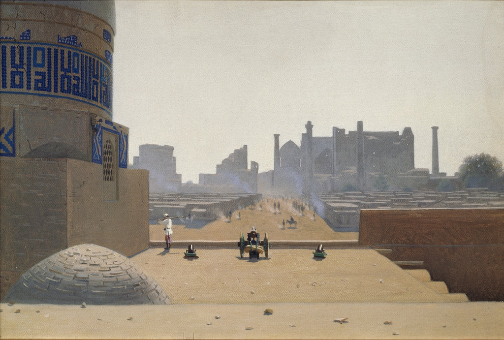 Detail of Main street in Samarkand early in the morning, 1869-1870 by Vasili Vasilyevich Vereshchagin