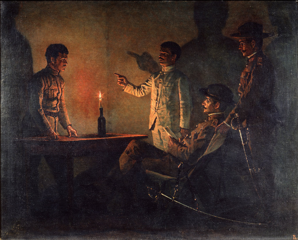 Detail of Interrogation of a Deserter, c.1901-1902 by Vasili Vasilyevich Vereshchagin