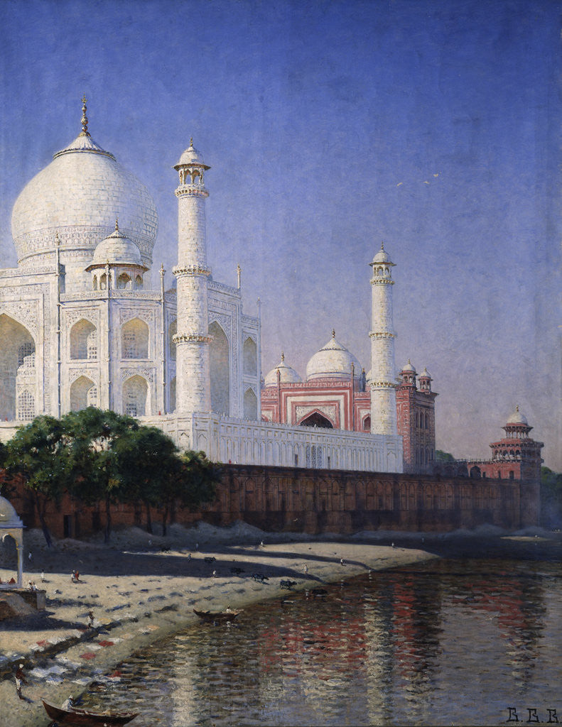 Detail of The Taj Mahal at Agra by Vasili Vasilyevich Vereshchagin