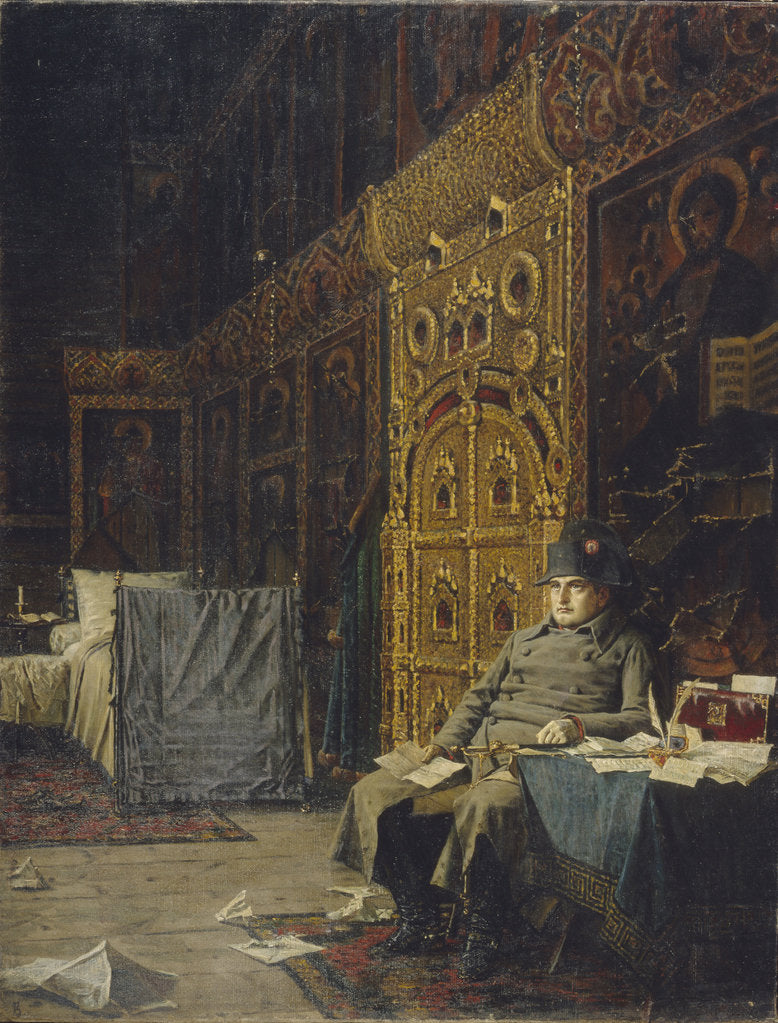 Detail of On the Way. Bad News From France, 1899-1900 by Vasili Vasilyevich Vereshchagin