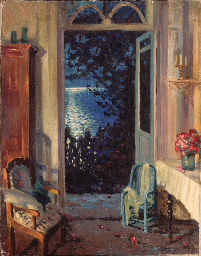 Detail of Southern night, 1915 by Sergei Arsenyevich Vinogradov