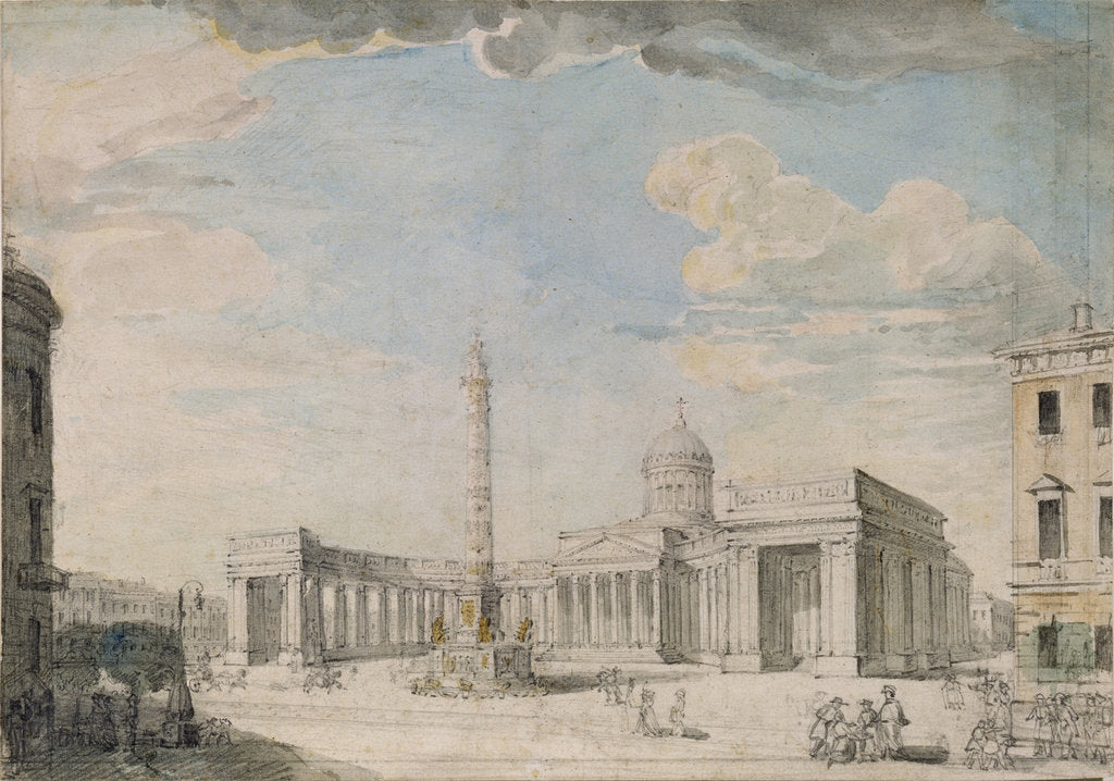 Detail of The Kazan Cathedral in Saint Petersburg, c. 1800 by Andrei Nikiforovich Voronikhin
