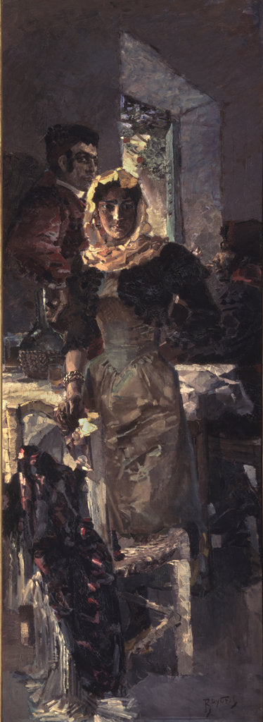 Detail of Spain, 1894 by Mikhail Alexandrovich Vrubel