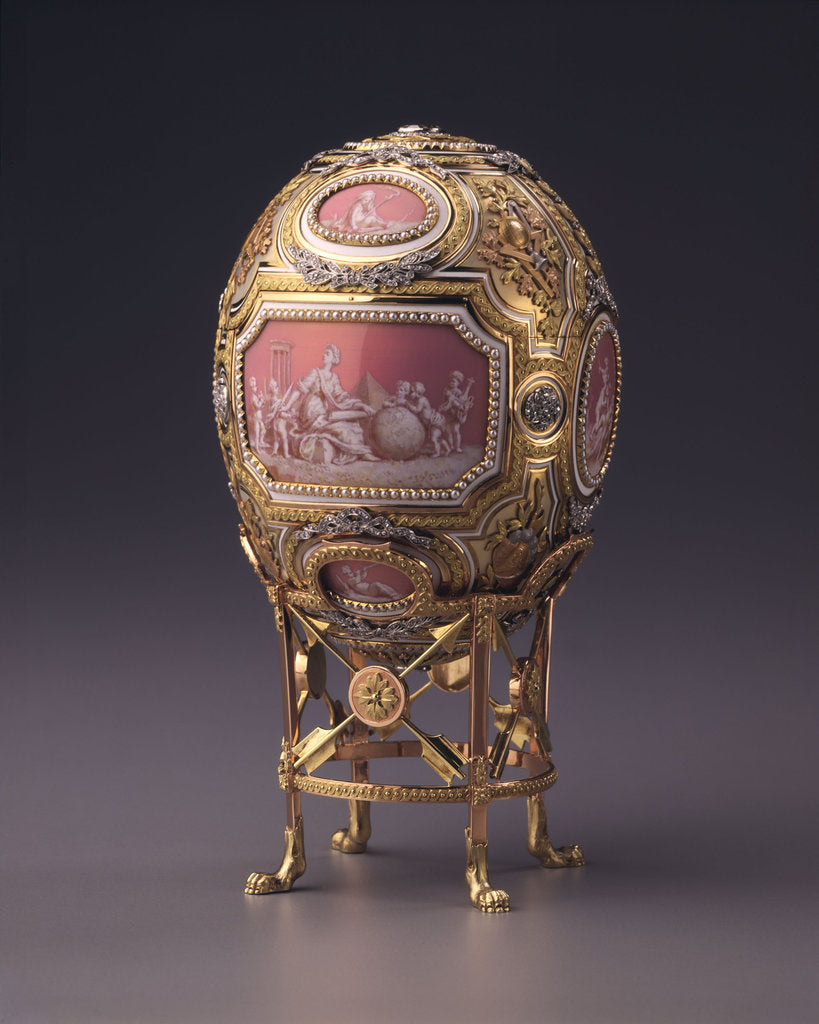 Detail of Catherine the Great Easter Egg, 1914 by Henrik Immanuel Wigström