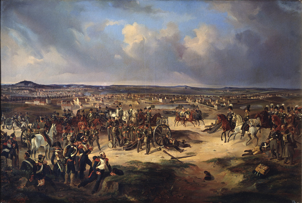 Detail of The Battle of Paris on March 17, 1814, 1834 by Gottfried Willewalde