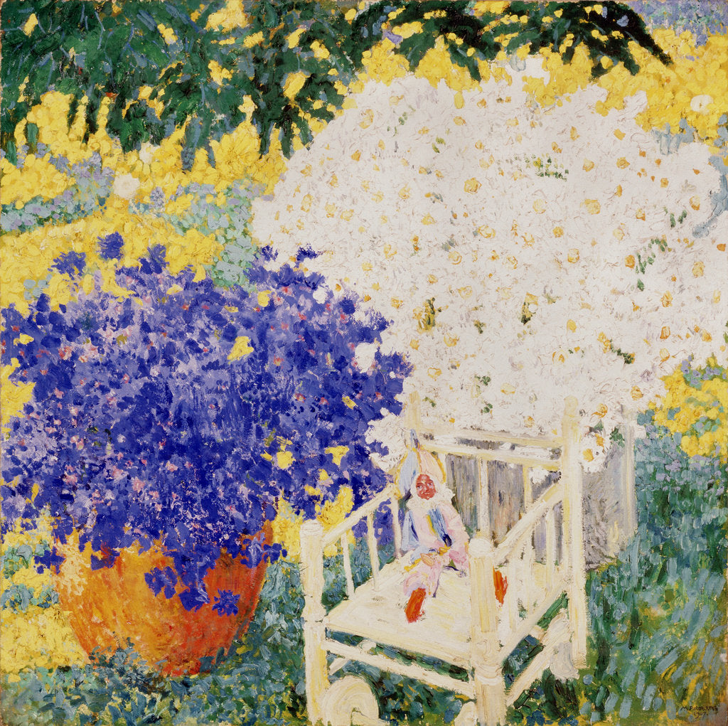 Detail of A Doll, 1907 by Mikhail Nikolayevich Yakovlev