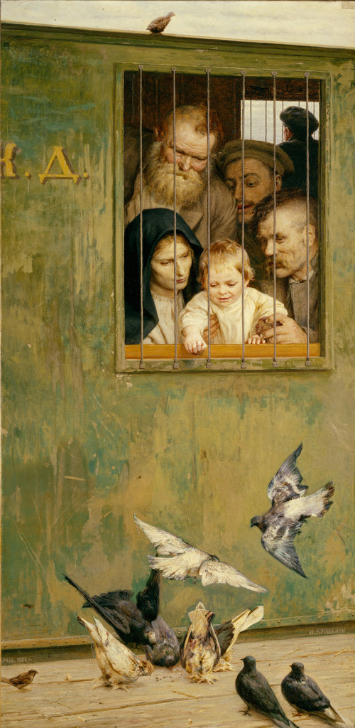 Detail of Life Is Everywhere, 1888 by Nikolai Alexandrovich Yaroshenko