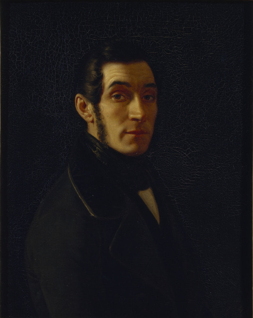 Detail of Portrait of Fyodor Iwanowitsch Inozemtsev (1802?1869), 1844 by Pyotr Zakharovich Zakharov