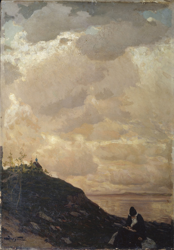 Detail of Heavenly space, 1911 by Viktor Ivanovich Zarubin