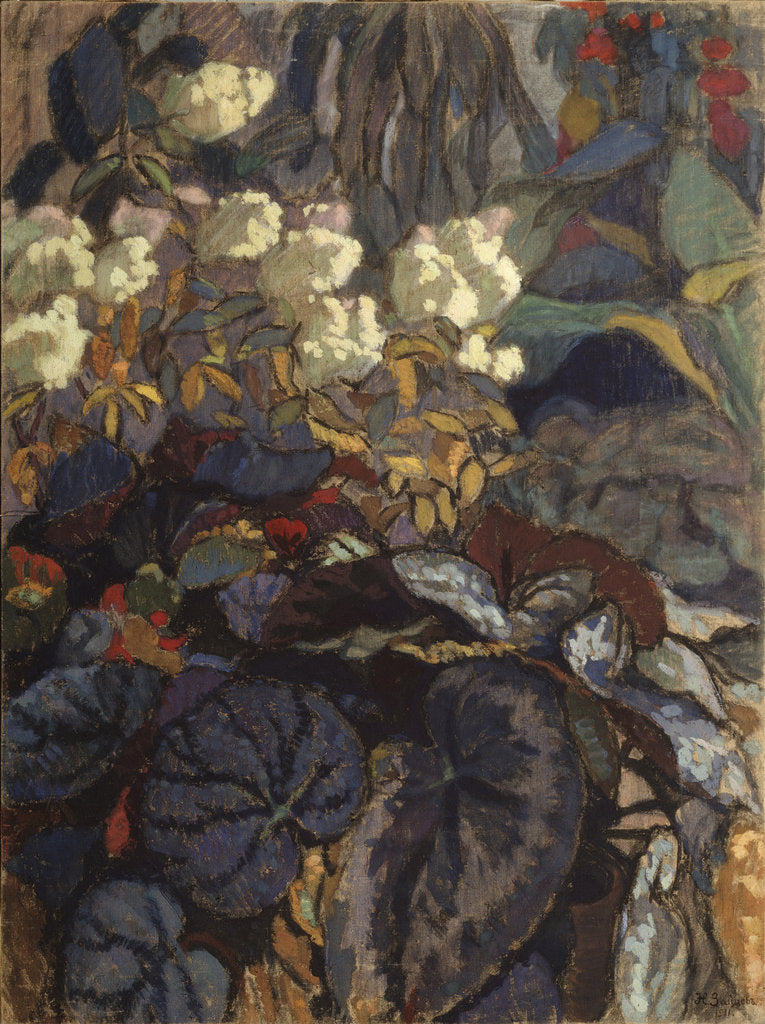 Detail of Flowers, 1911 by Nikolai Semyonovich Zaytsev