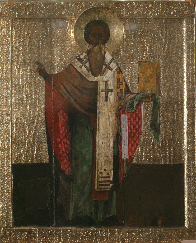 Detail of Epiphanius of Salamis, 1645 by Terenty Fomin