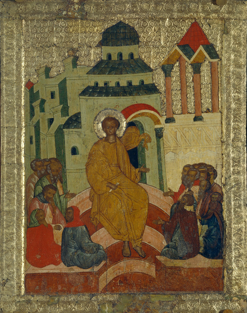 Detail of The Incredulity of Saint Thomas, 1497 by Russian icon