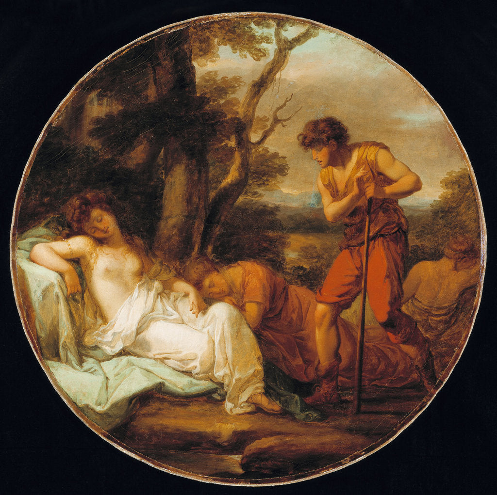 Detail of Cymon and Iphigenia, c. 1780 by Angelika Kauffmann