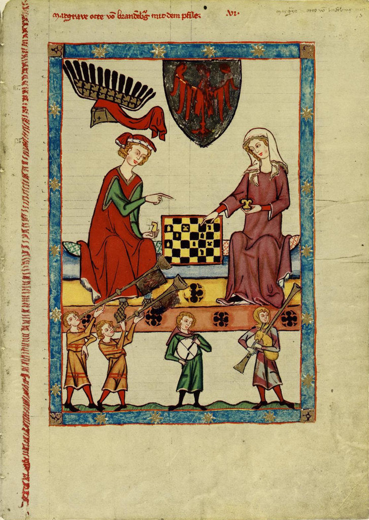 Margrave Otto IV of Brandenburg Playing Chess by Anonymous