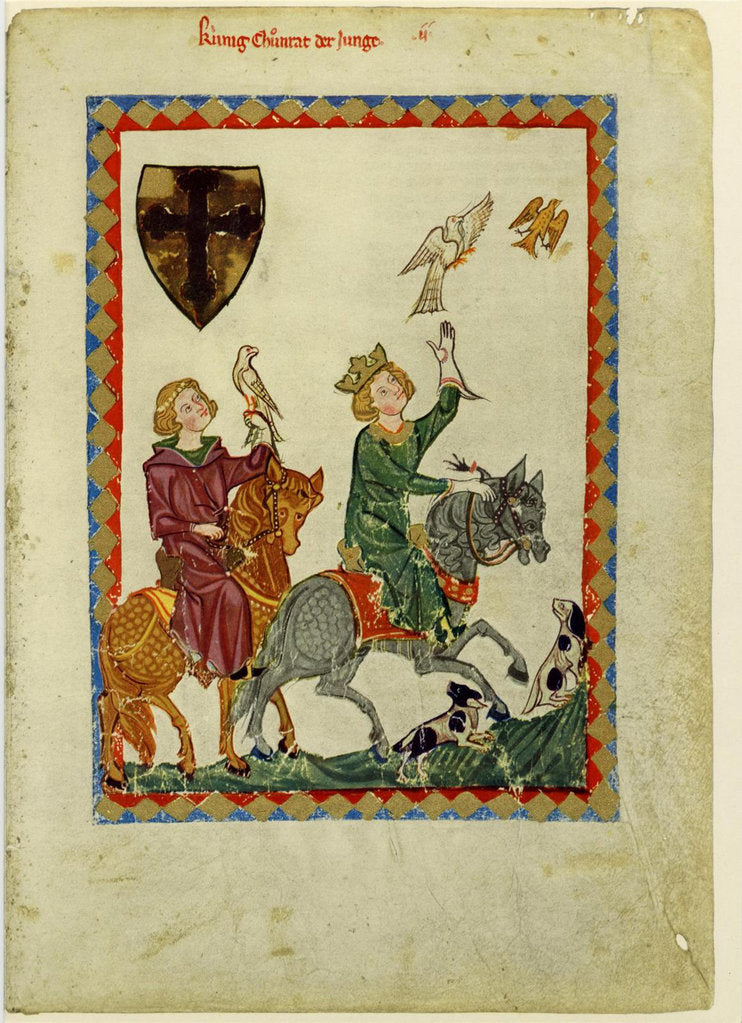Detail of King Conrad the Younger by Anonymous