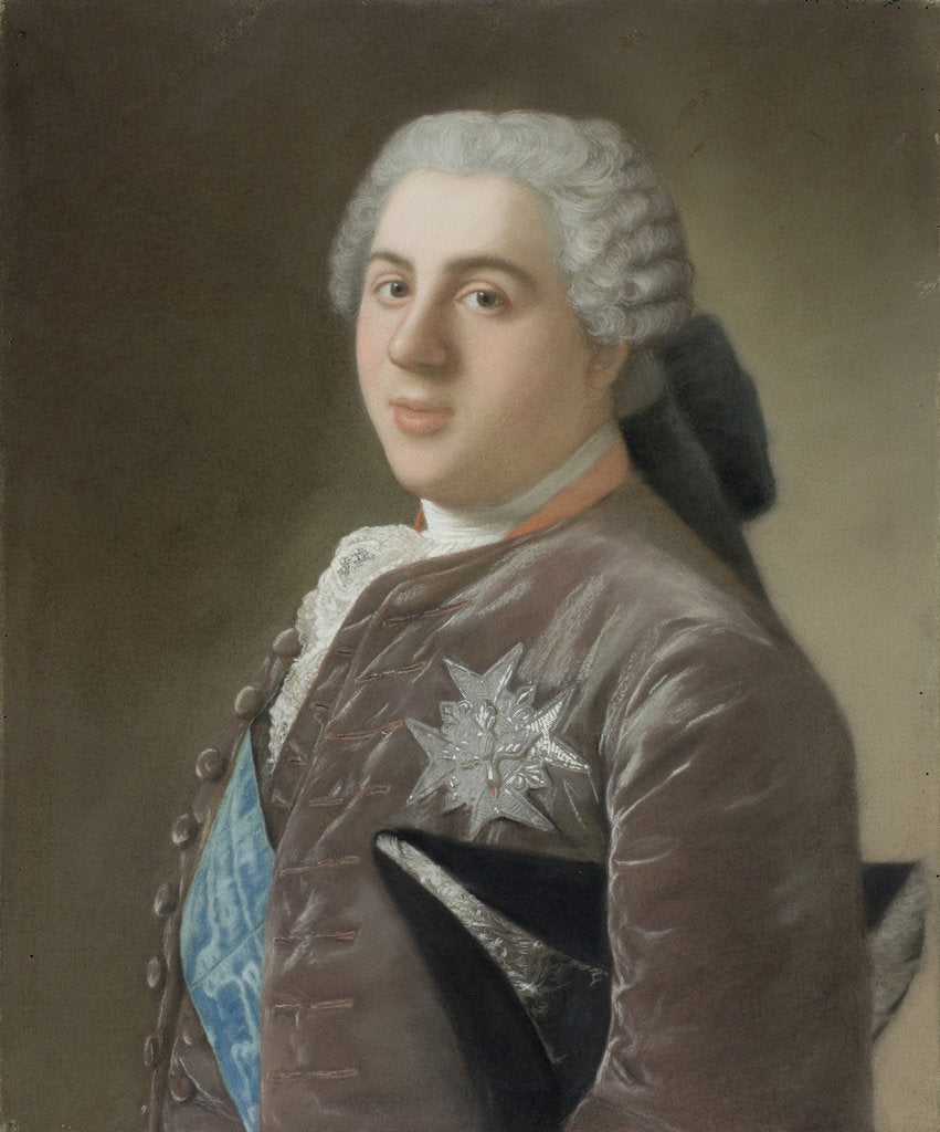 Detail of Portrait of Louis, Dauphin of France (1729?1765), 1750 by Jean-Étienne Liotard