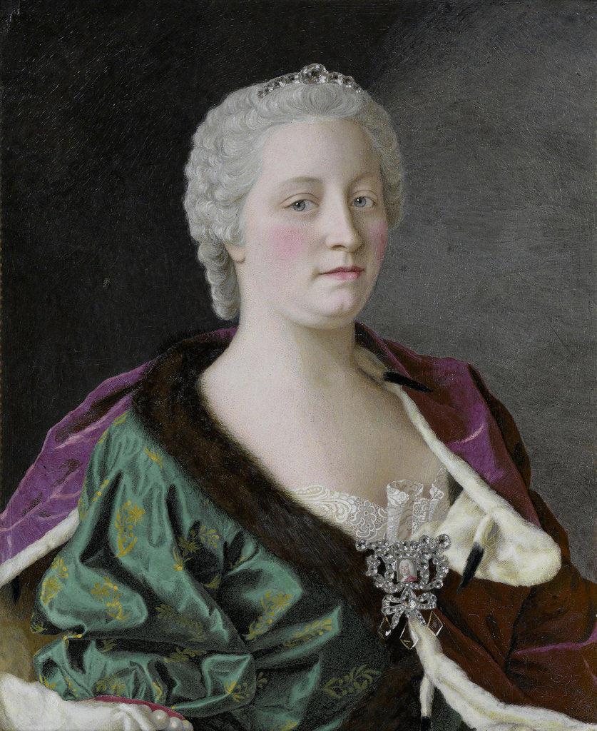 Detail of Portrait of Empress Maria Theresia of Austria, 1747 by Jean-Étienne Liotard