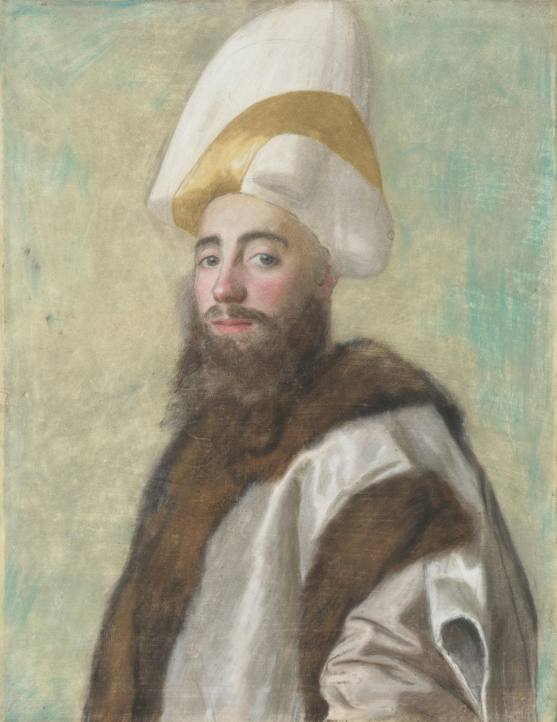 Detail of Portrait of a Grand Vizier, c. 1740 by Jean-Étienne Liotard