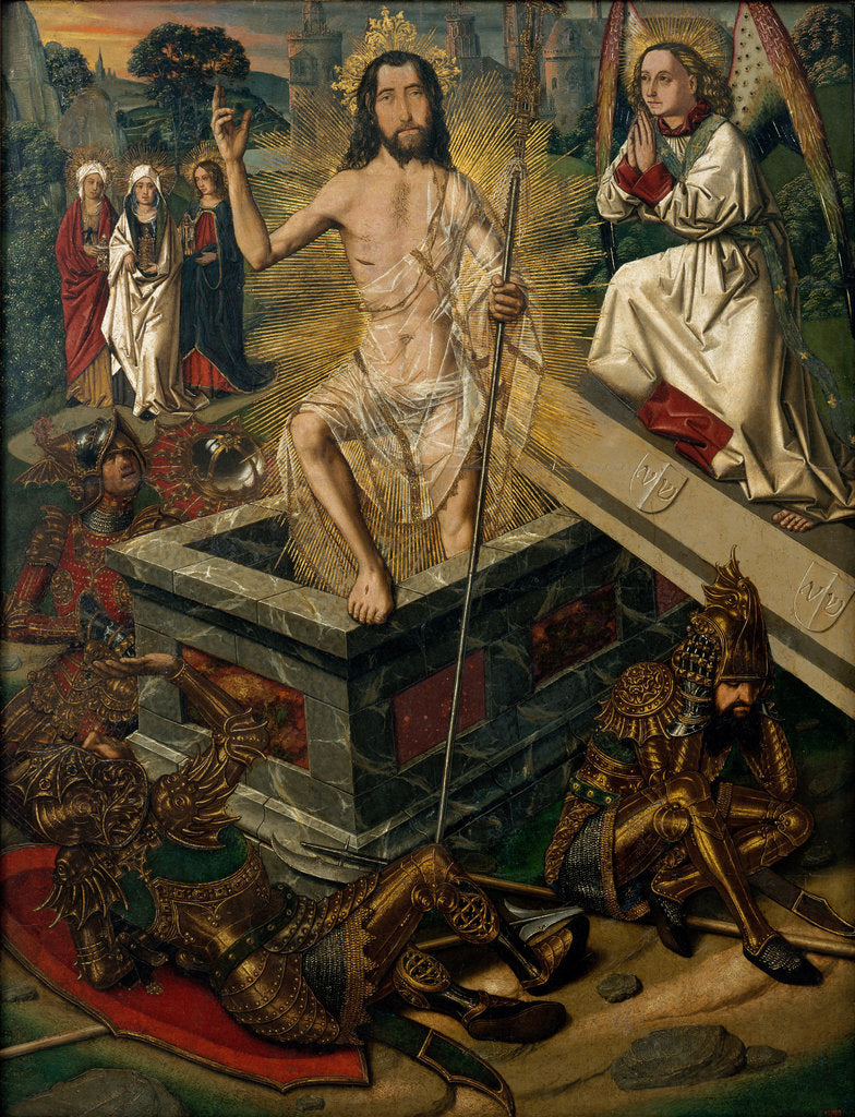Detail of The Resurrection, ca 1475 by Bartolomé Bermejo