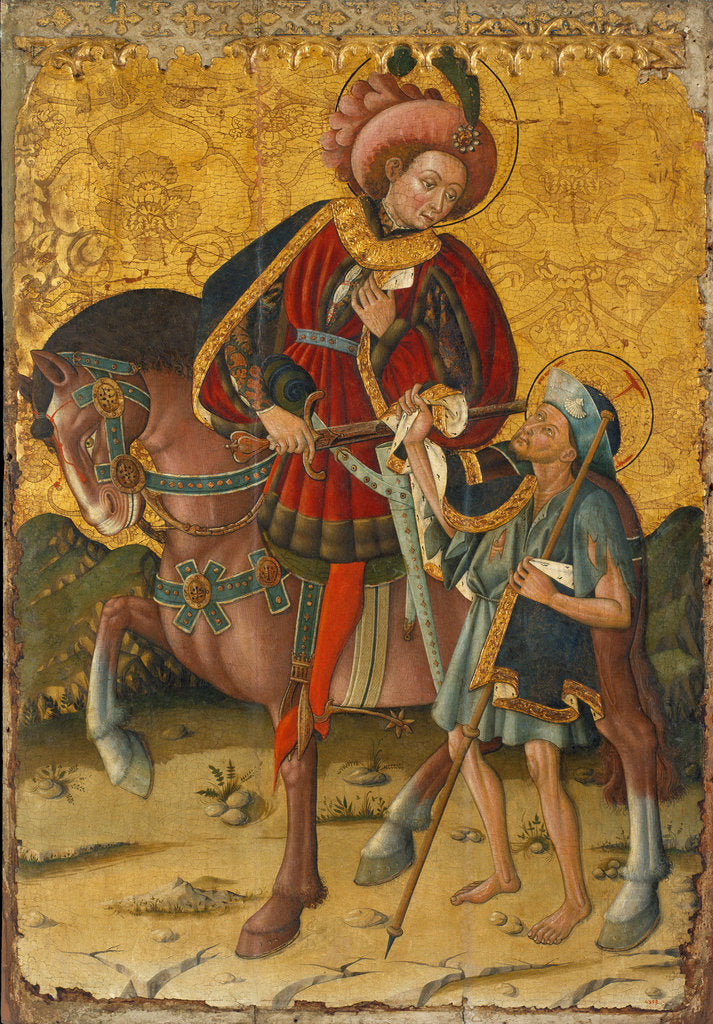 Saint Martin Sharing his Cloak, c. 1440 by Blasco de Grañén