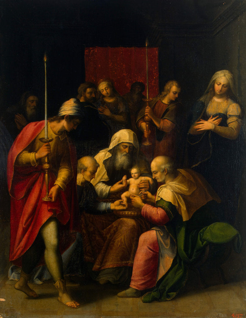 Detail of The Circumcision, ca 1590 by Luis de Carvajal