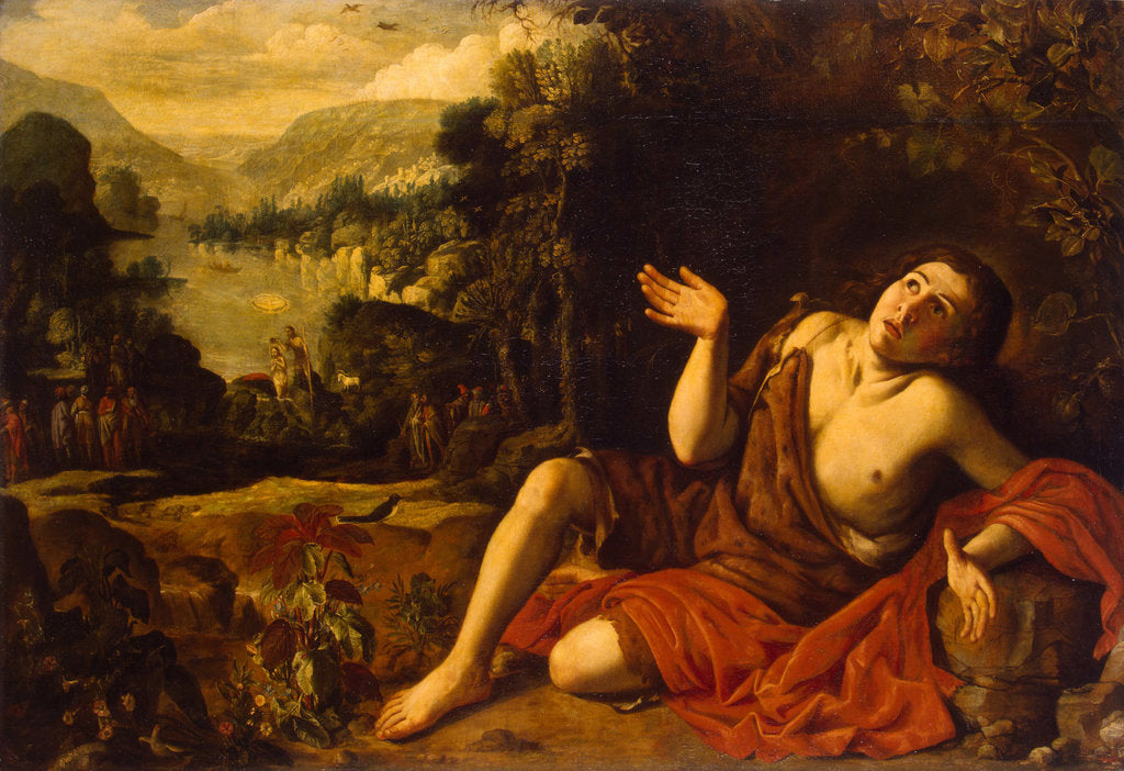 Detail of Saint John the Baptist in the Desert, 1630 by Francisco Collantes