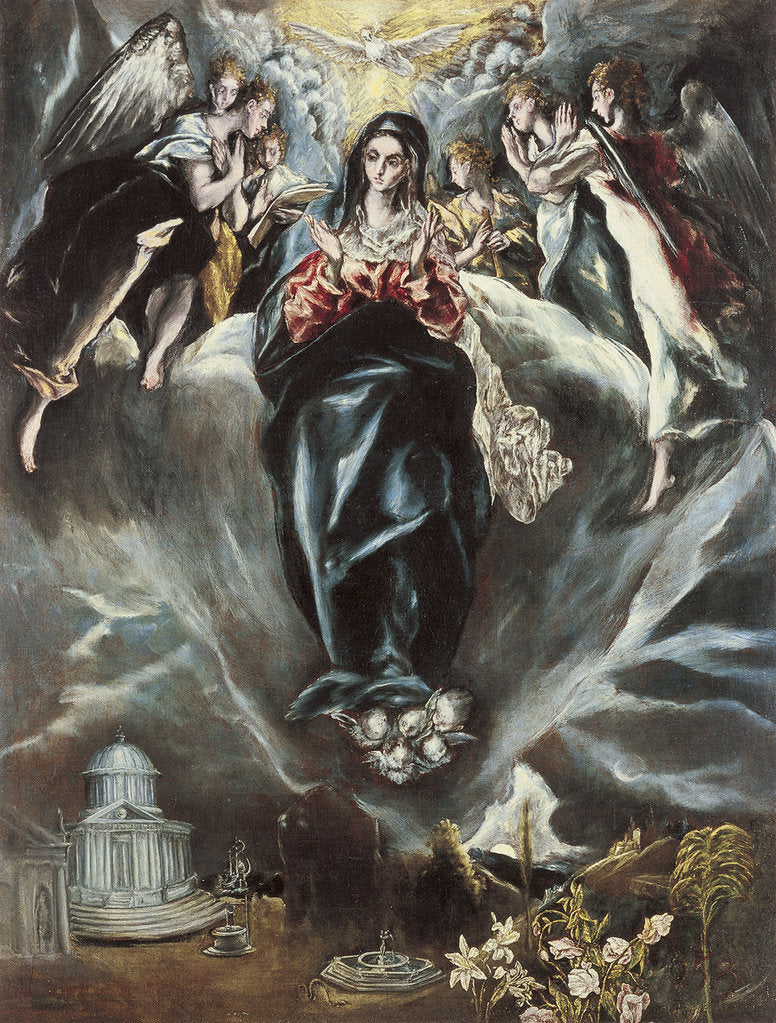 Detail of The Immaculate Conception, ca. 1608-1614 by Dominico El Greco