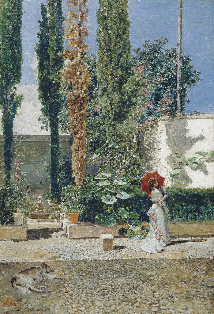 Detail of Garden of the Fortunys house, 1872 by Marià Fortuny