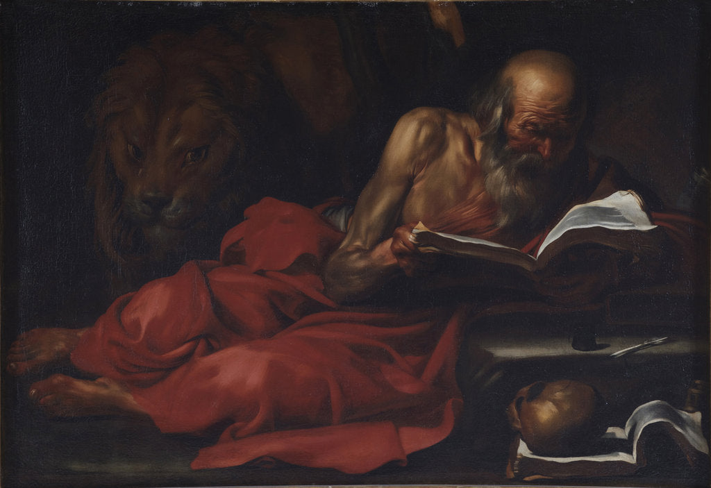 Detail of Saint Jerome by José de Ribera