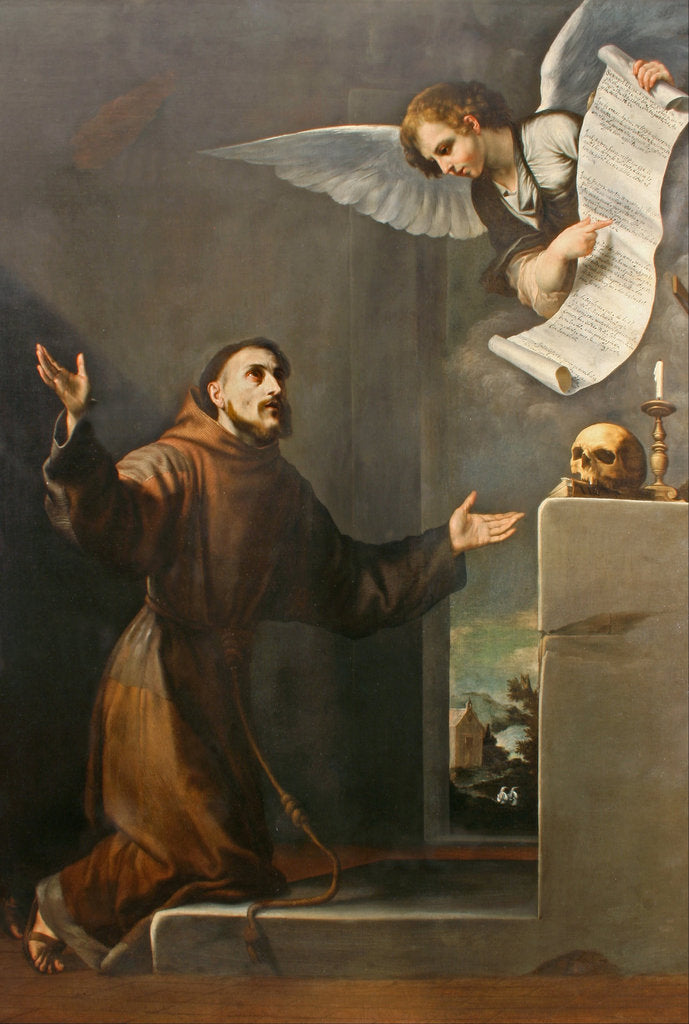 Detail of Saint Francis receives the Stigmata, First third of 17th cen by José de Ribera