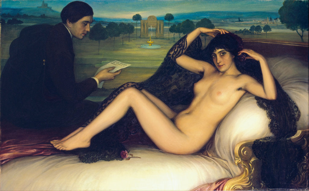 Detail of Venus of Poetry, 1913 by Julio Romero de Torres