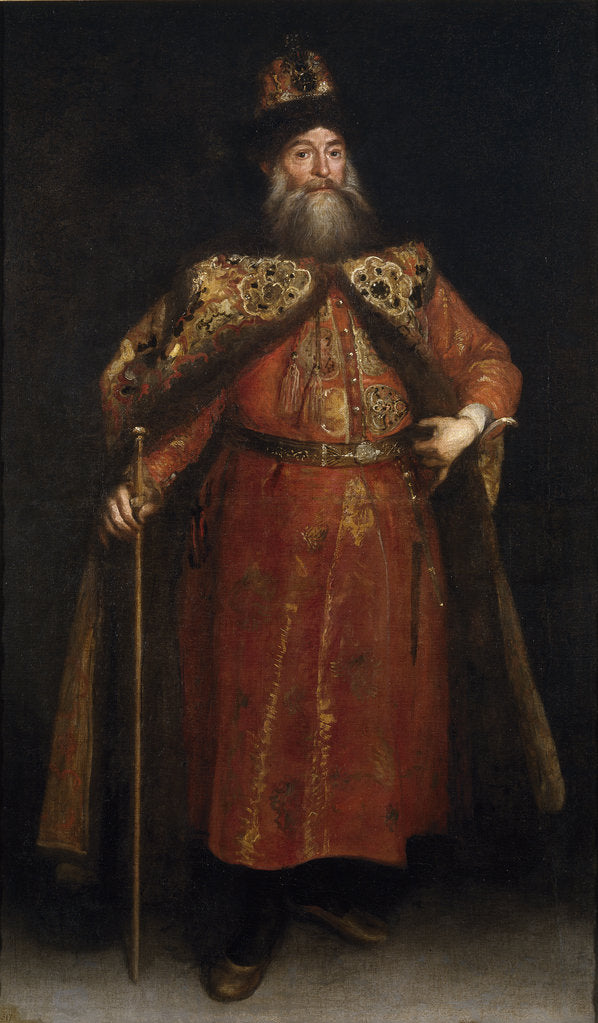 Detail of Portrait of the Ambassador Pyotr Ivanovich Potyomkin, 1681 by Juan Carreño de Miranda