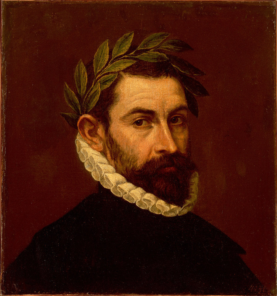 Detail of Portrait of the Poet Alonso de Ercilla y Zuniga, Between 1576 and 1578 by Dominico El Greco