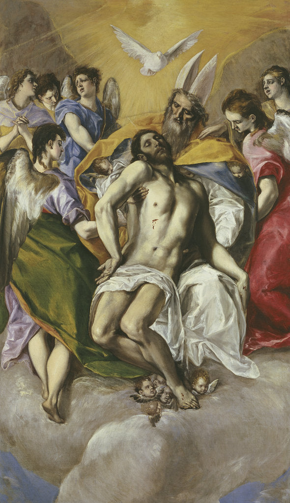 Detail of The Holy Trinity, 1579 by Dominico El Greco