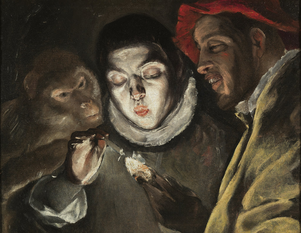 Detail of The Fable, c. 1580 by Dominico El Greco