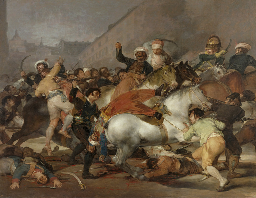 Detail of The Second of May 1808 (The Charge of the Mamelukes), 1814 by Francisco de Goya