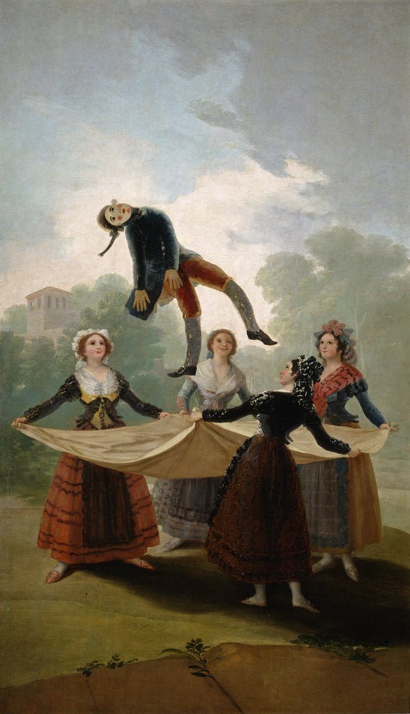 Detail of The Straw Manikin (El Pelele), 1791-1792 by Francisco de Goya