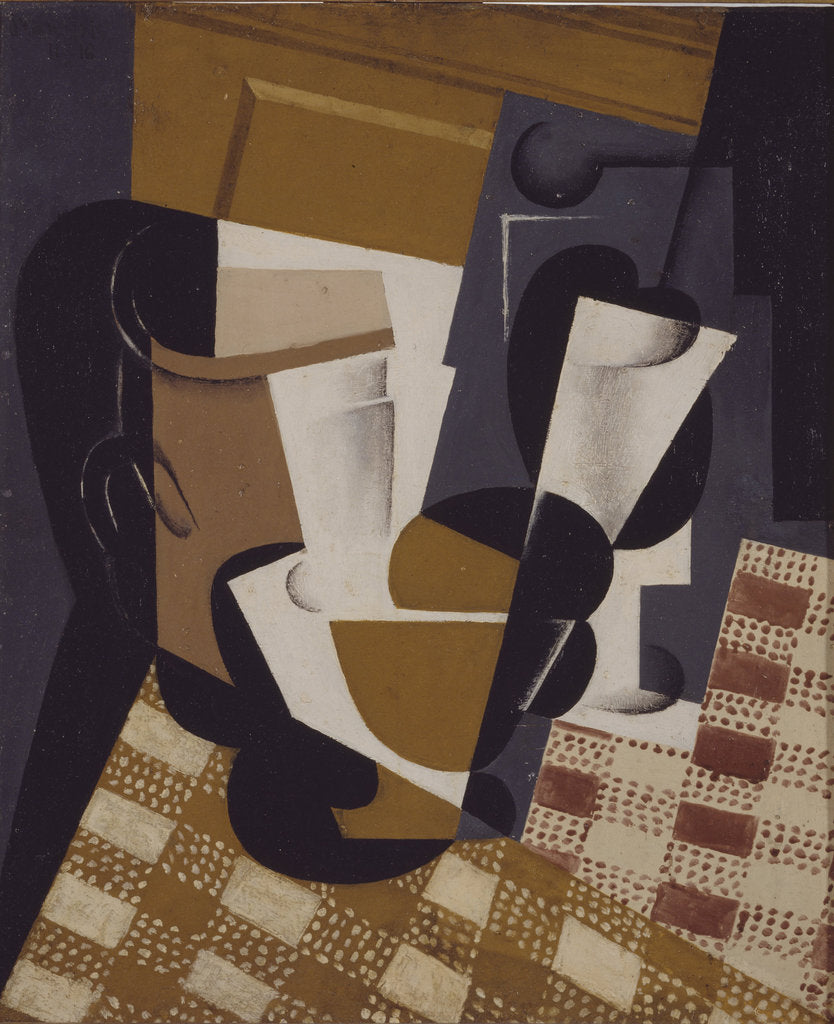 Detail of Wine Jug and Glass, 1916 by Juan Gris