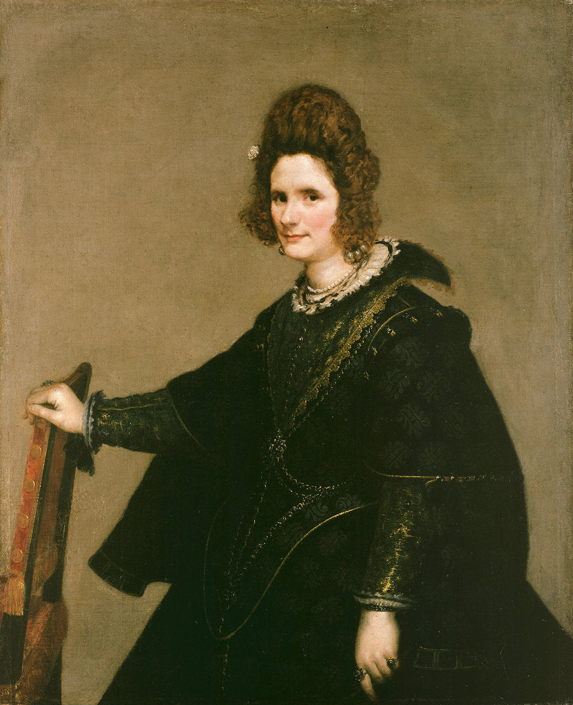 Detail of Portrait of a Lady, c.1630 by Diego Velàzquez