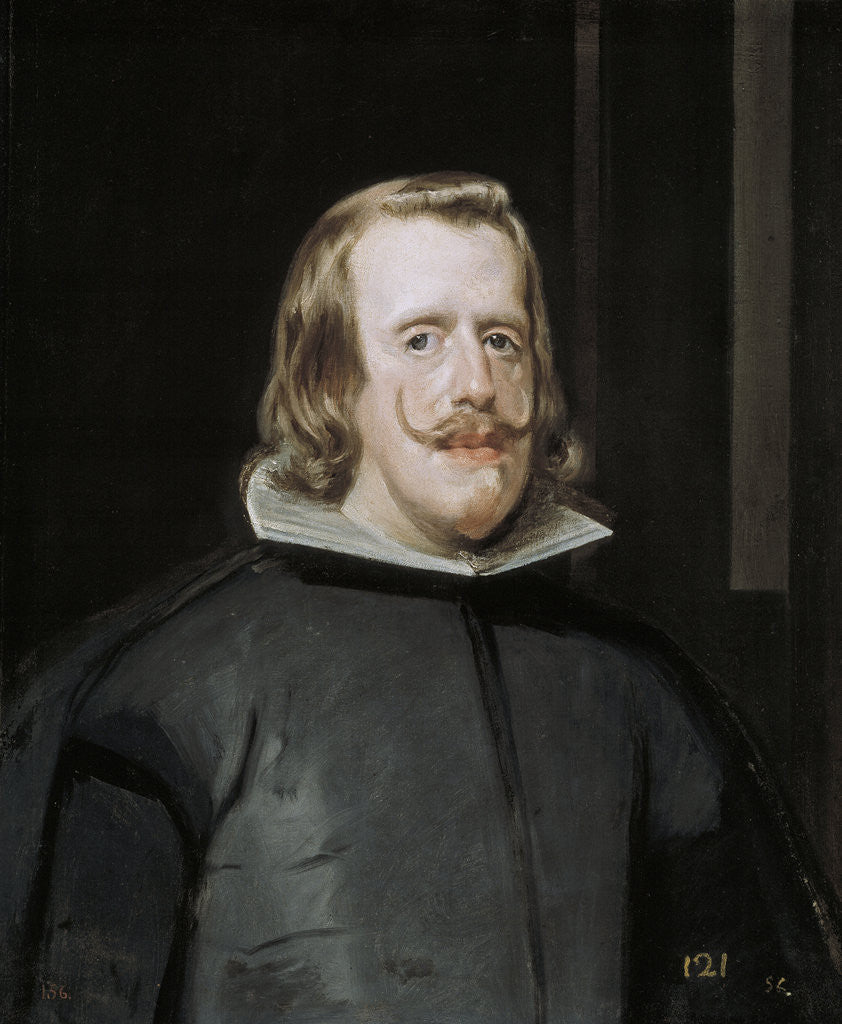 Detail of Portrait of Philip IV of Spain by Diego Velazquez