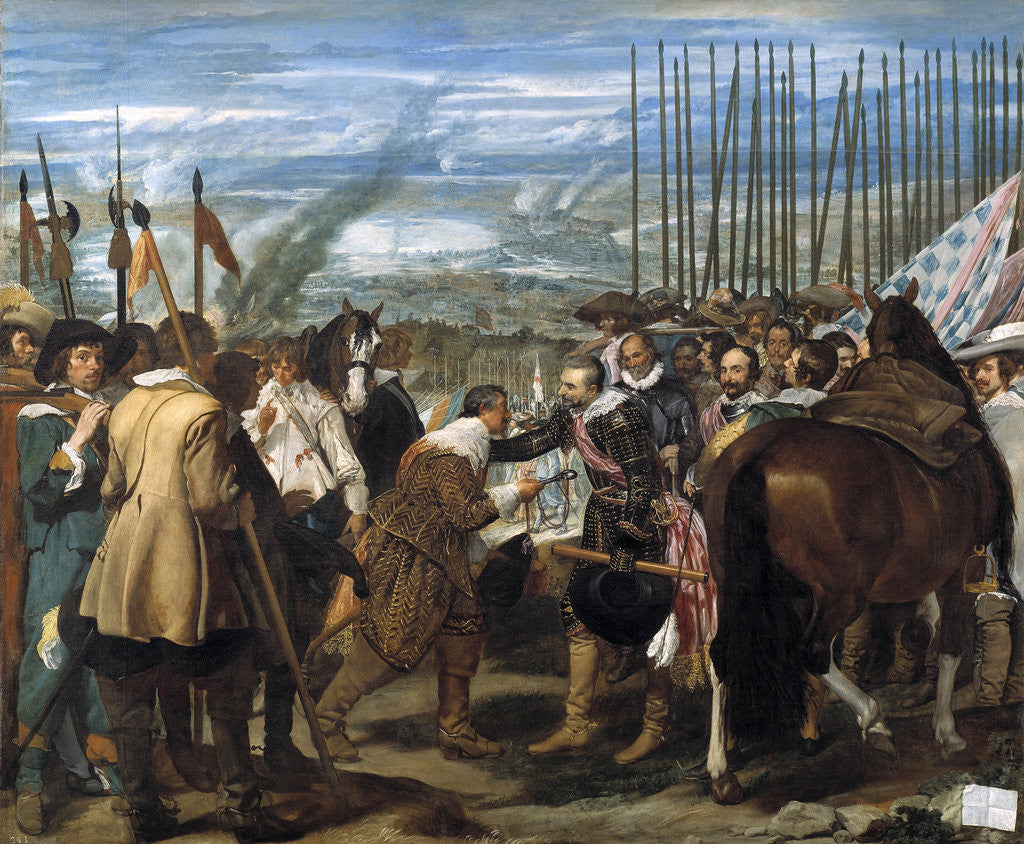 Detail of The Surrender of Breda (Las lanzas) by Diego Velazquez