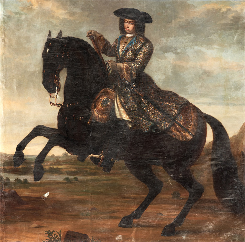 Detail of Portrait of Charles XI of Sweden, 1696 by David von Krafft