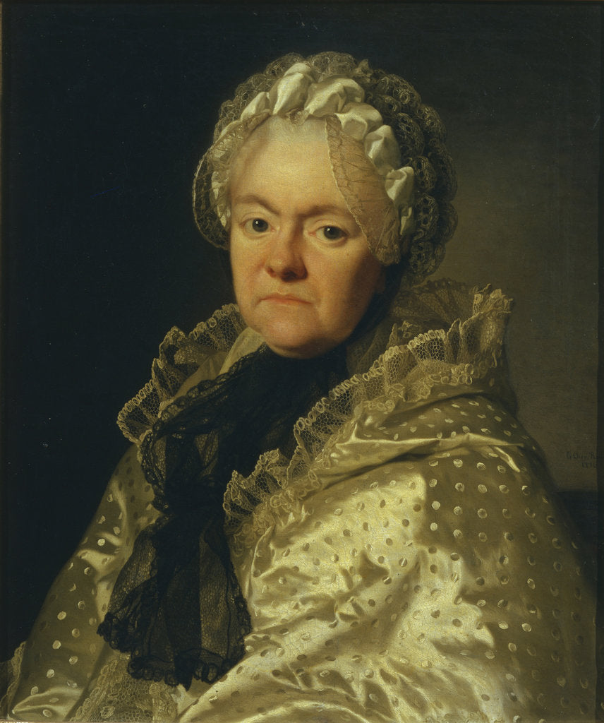 Detail of Portrait of Countess Ekaterina Andreyevna Chernysheva, née Ushakova, 1776 by Alexander Roslin
