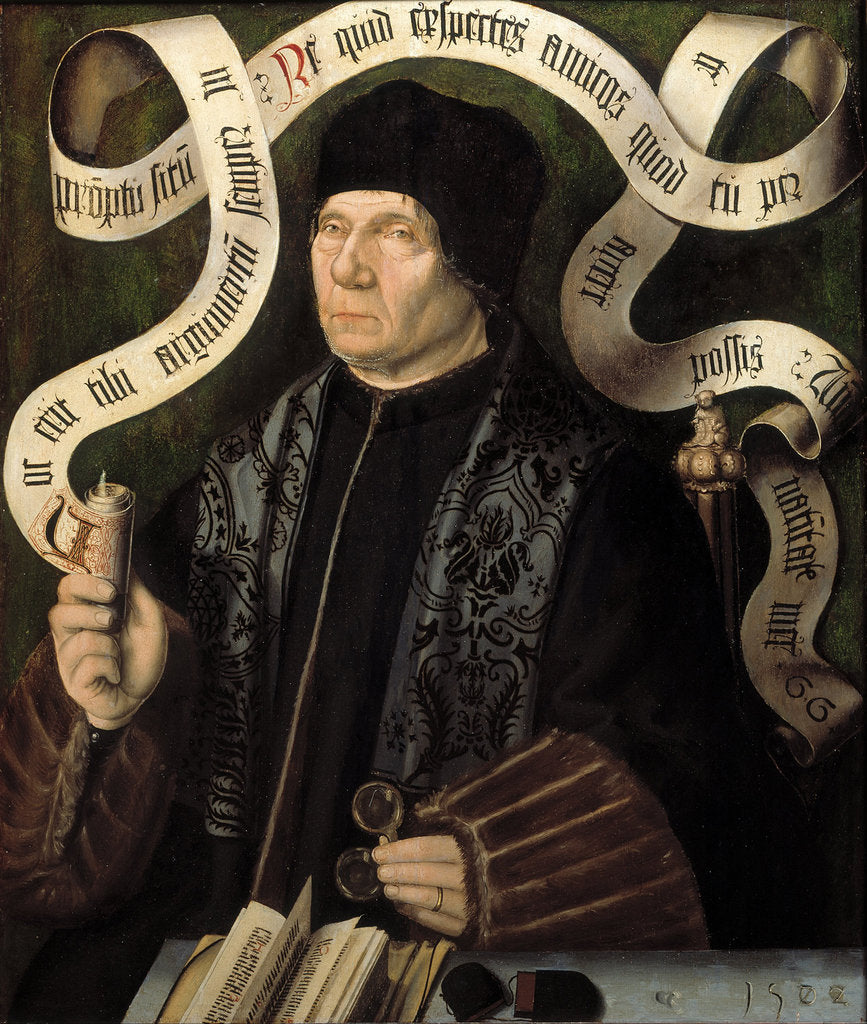 Detail of Portrait of Jacob van Driebergen, 1502 by Anonymous