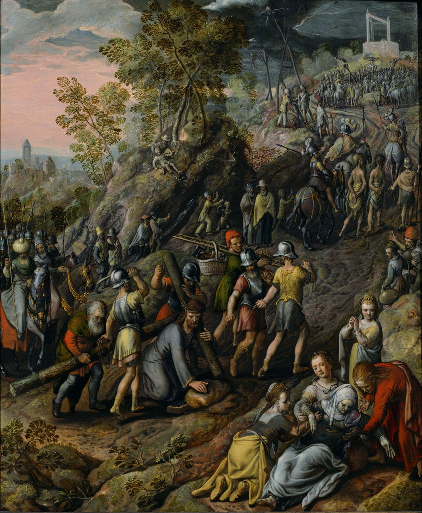 Detail of Christ carrying the Cross, 1562 by Joachim Beuckelaer
