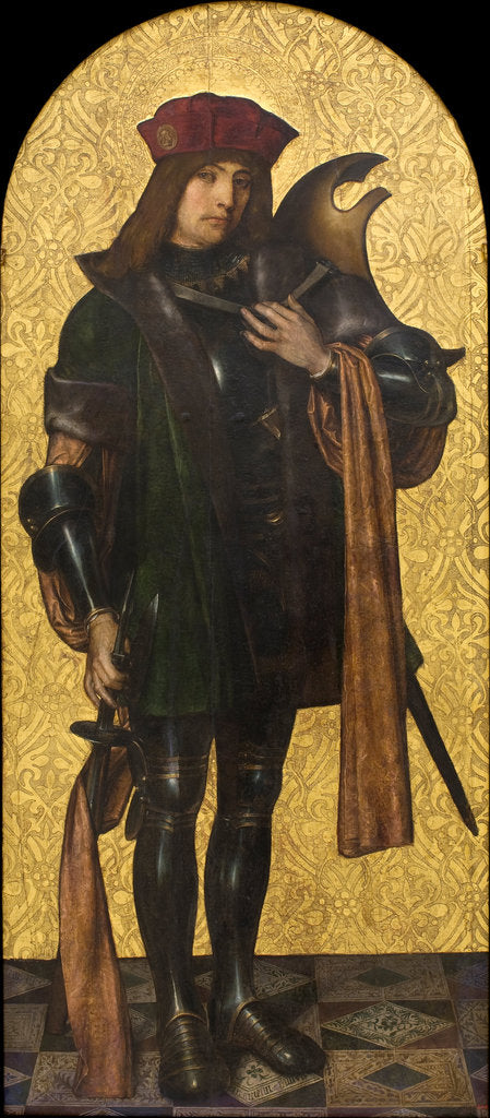 Detail of Saint Candidus, 1502-1507 by Aine Bru