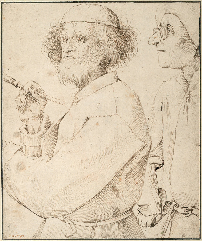 Detail of The Painter and the Buyer, c. 1565 by Pieter Bruegel the Elder