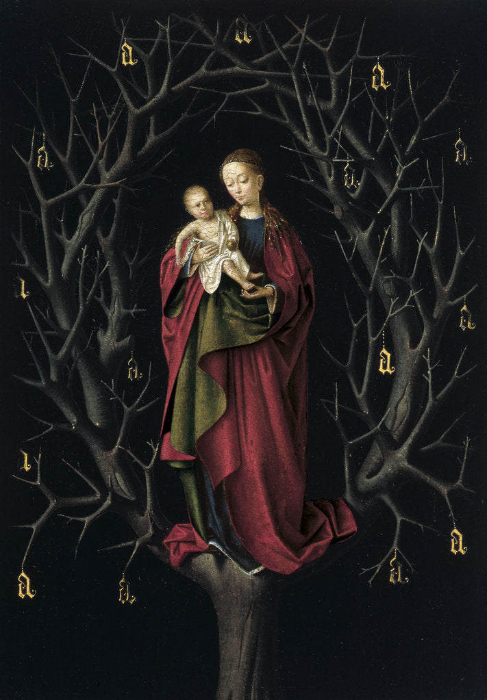 Detail of The Virgin of the dry Tree, ca 1465 by Petrus Christus