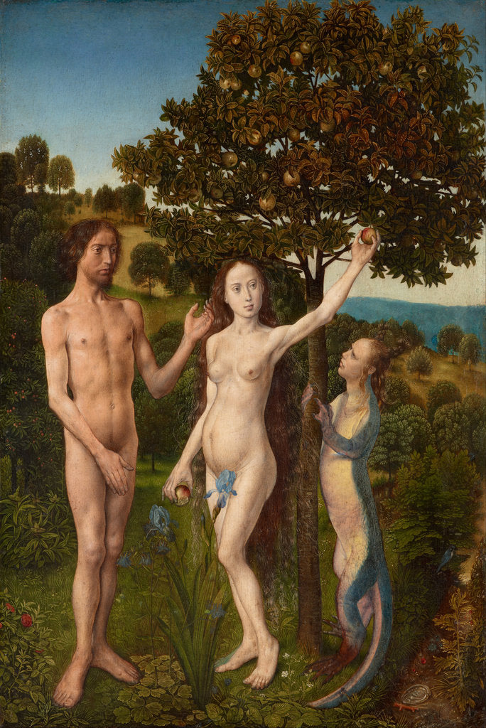 Detail of The Fall, after 1479 by Hugo van der Goes
